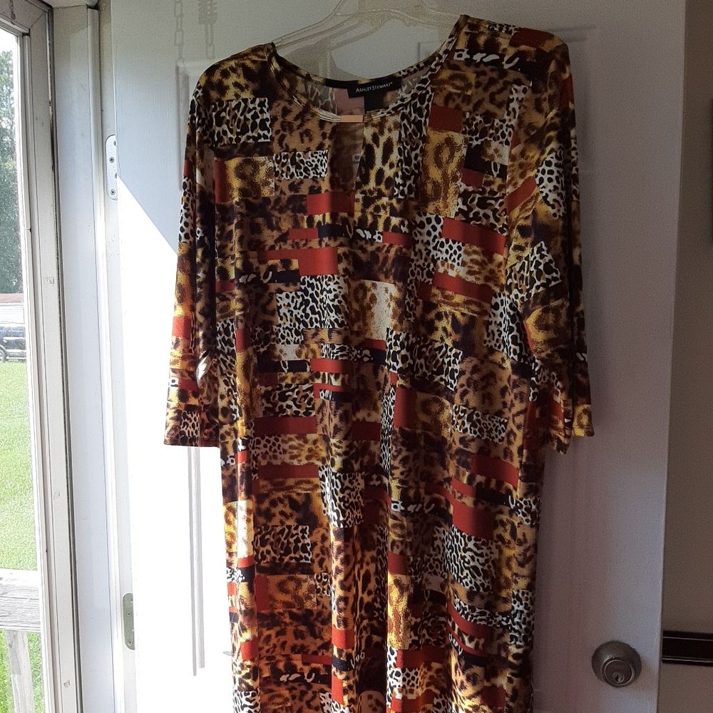 Animal print dress